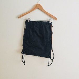 Reebok orange black zipper travel bag